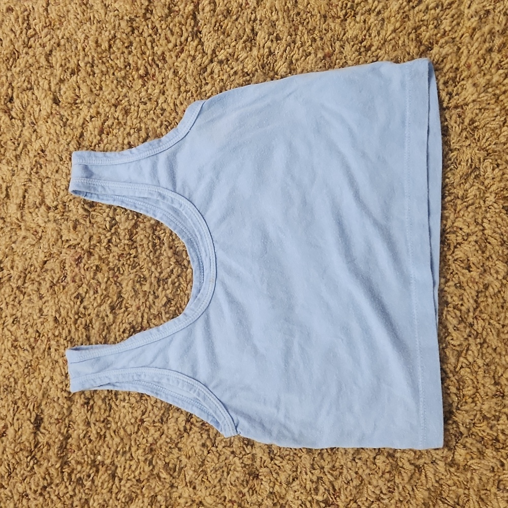 Splendid Sundown blue crop top